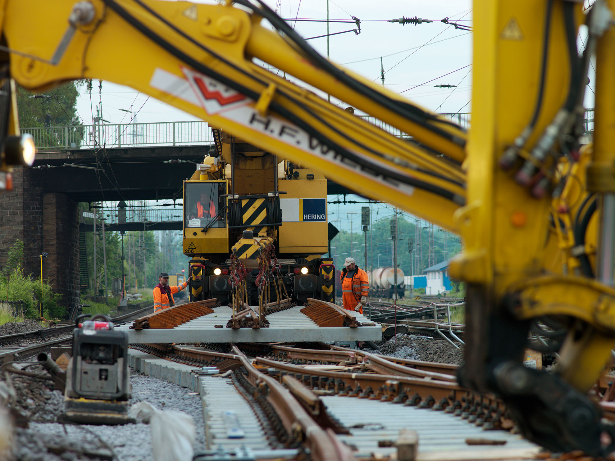 Multi Tasker Eisenbahnkran Weichenumbau