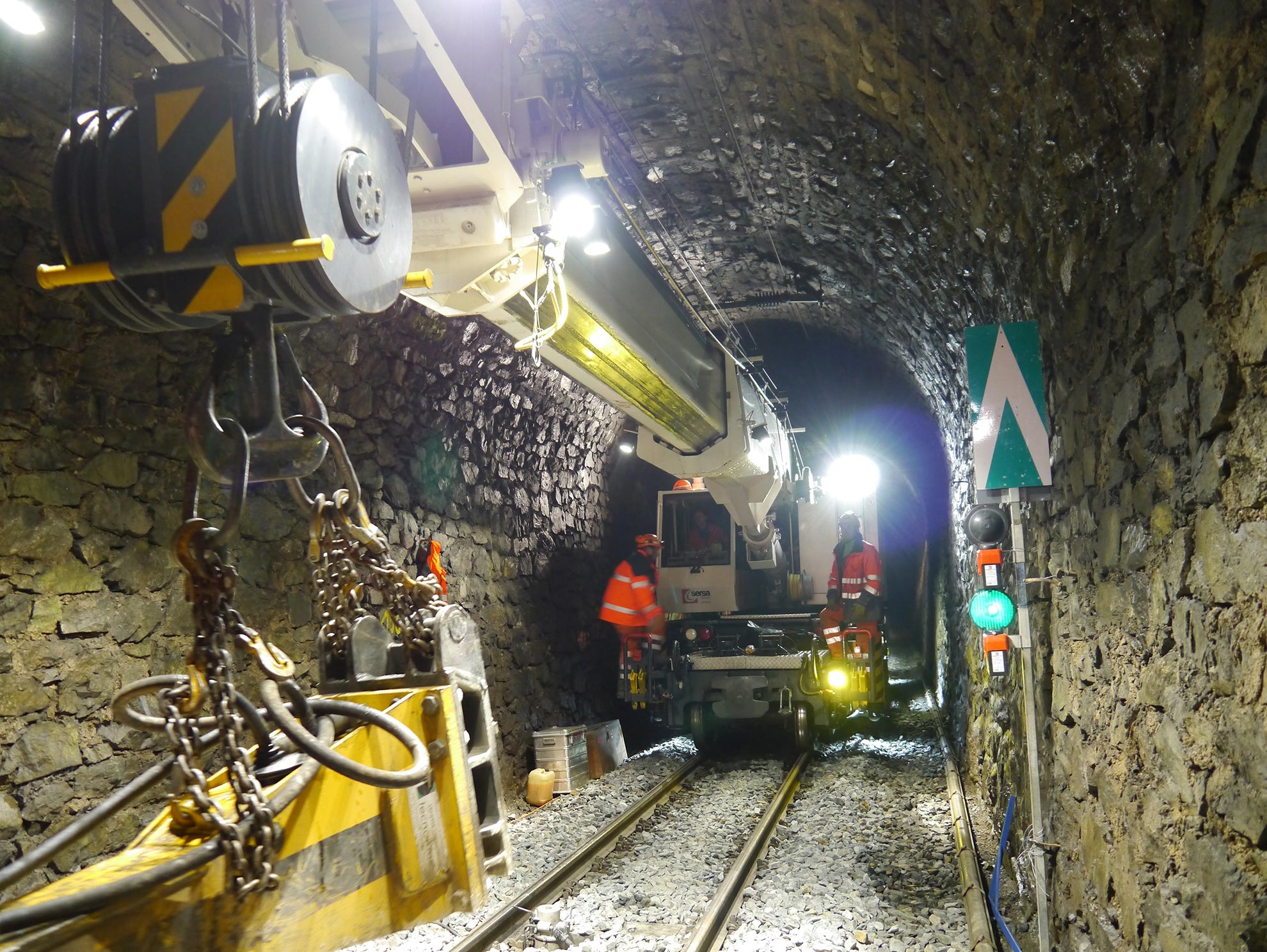 Multi Tasker Eisenbahnkran Weichenumbau