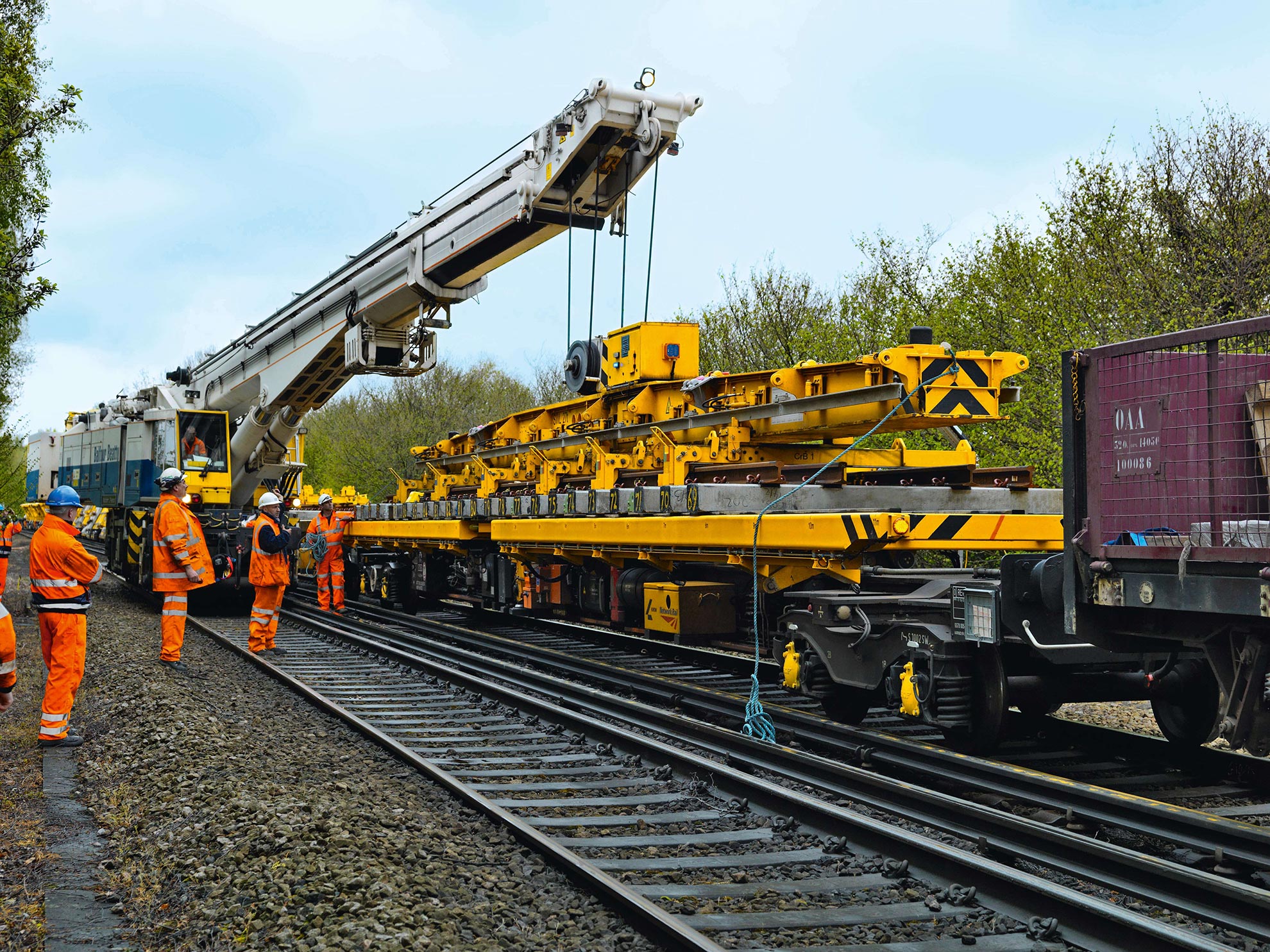 Switch Tilter Transporter Weichenlogistik Weichenlogistik